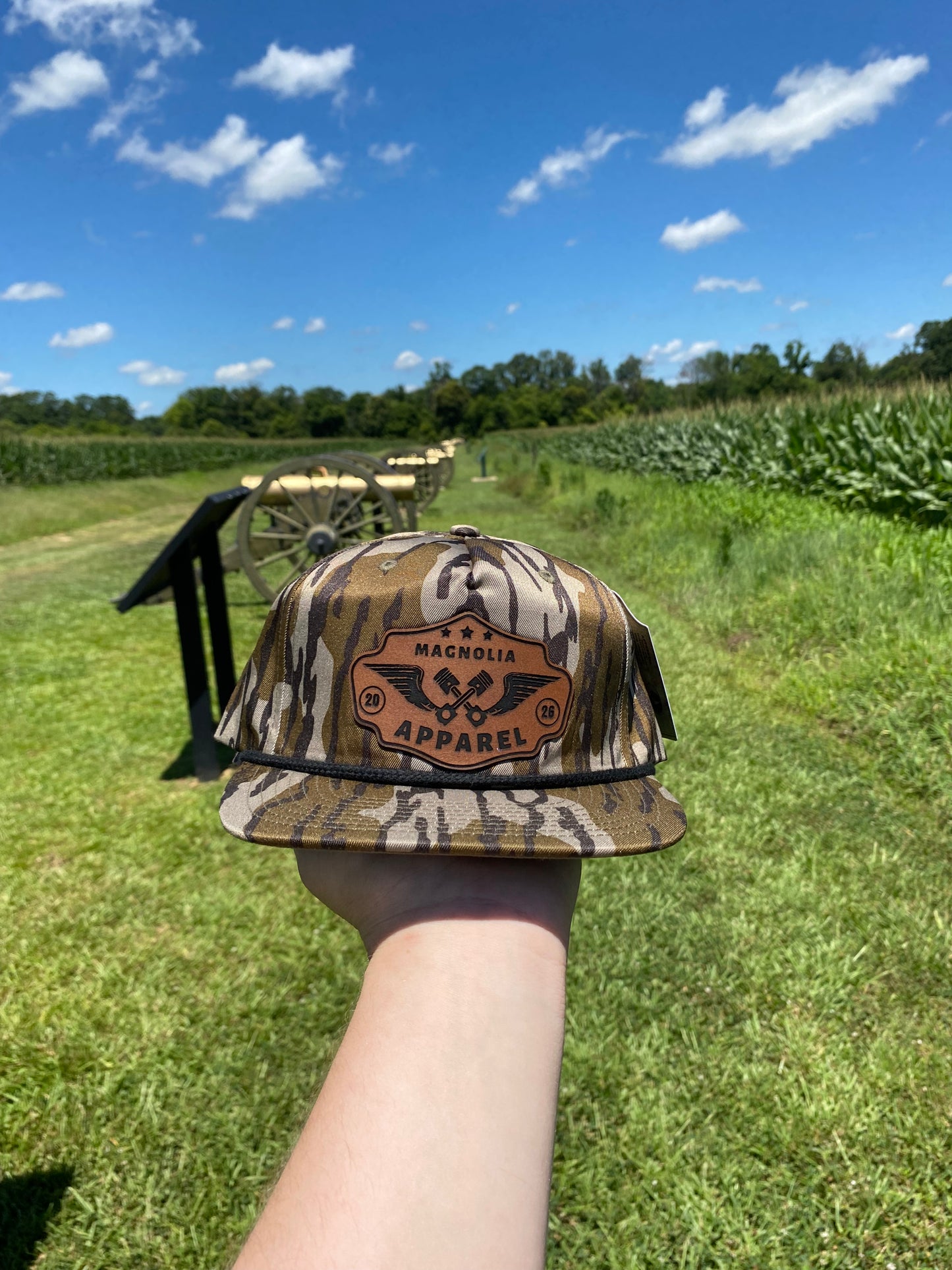 Bottomland Camo hat.