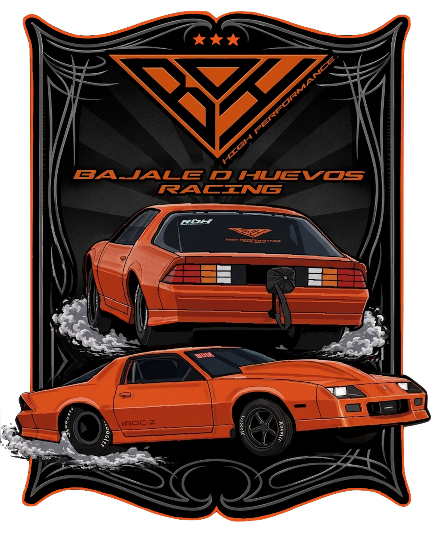 BAJALE D HUEVOS RACING T-shirt
