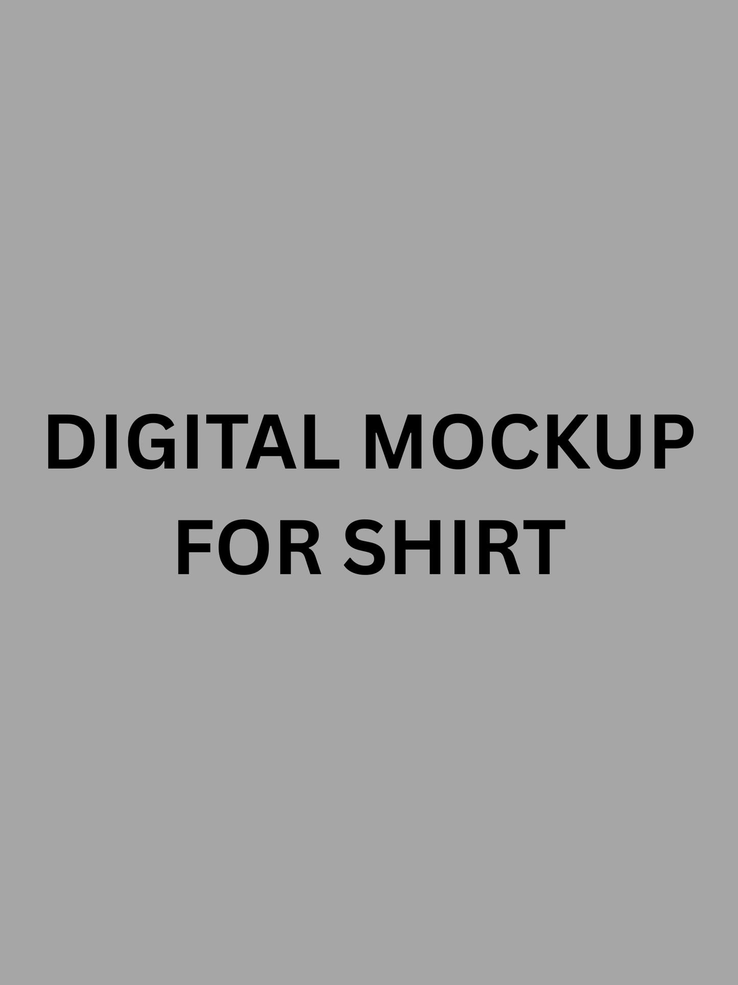 DIGITAL SHIRT MOCKUP